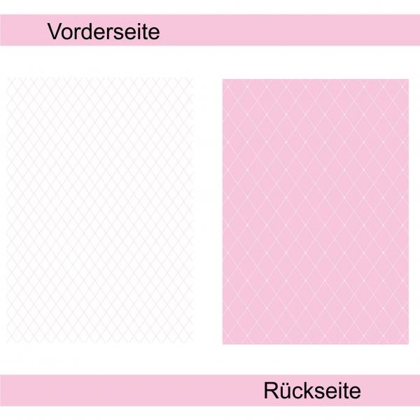 Pastellrosa Rauten - Designpapier